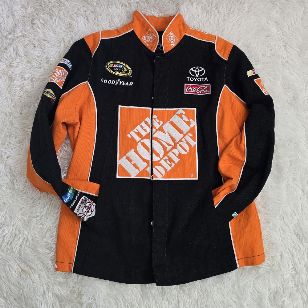 NASCAR Chase Authentics Home Depot Joey Logano Y2K Racing Jacket Medium
